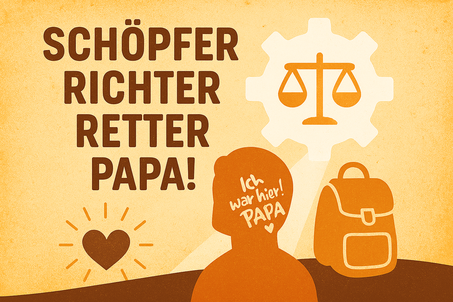 Schöpfer, Richter, Retter – Papa!
